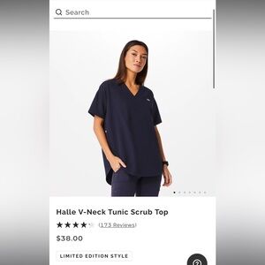 FIGS TUNIC SCRUB TOP